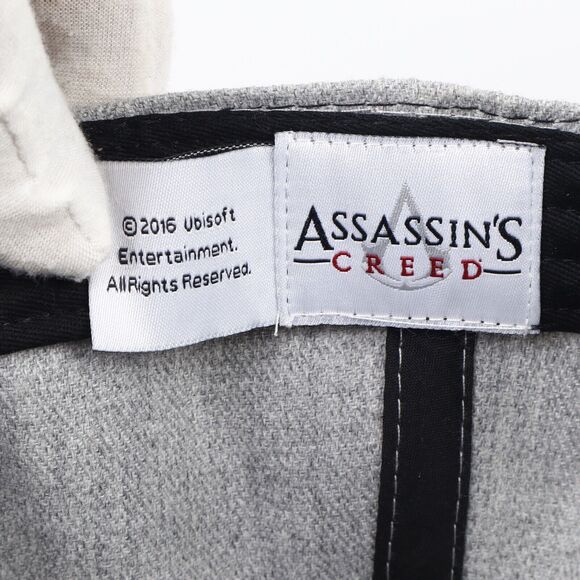 Assassin’s Creed Embroidered Logo Snapback Ball Cap Hat Gray Black 2016 - Picture 11 of 12